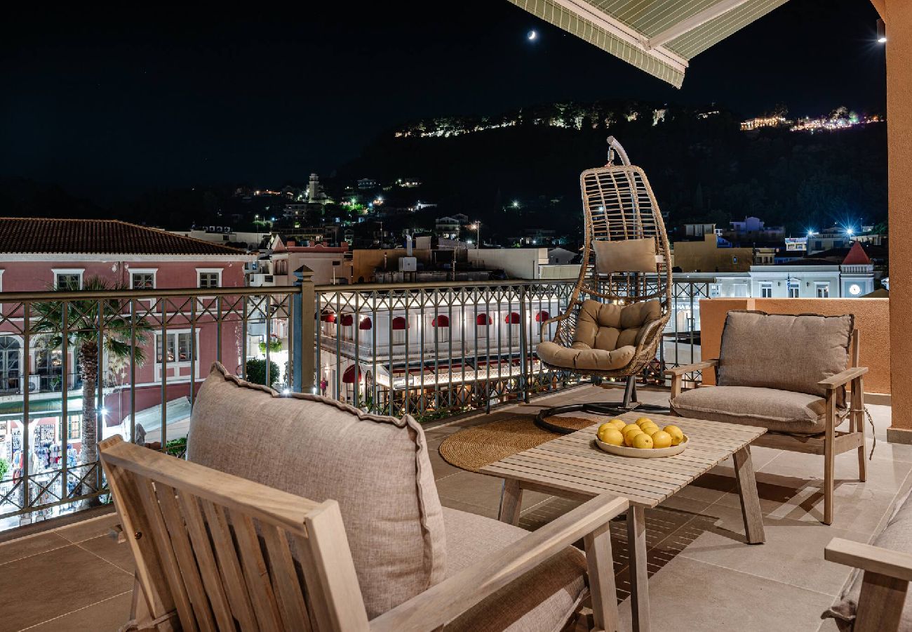 Apartment in Zakynthos - Plateia Rooftop Suite with Sea & City Views
