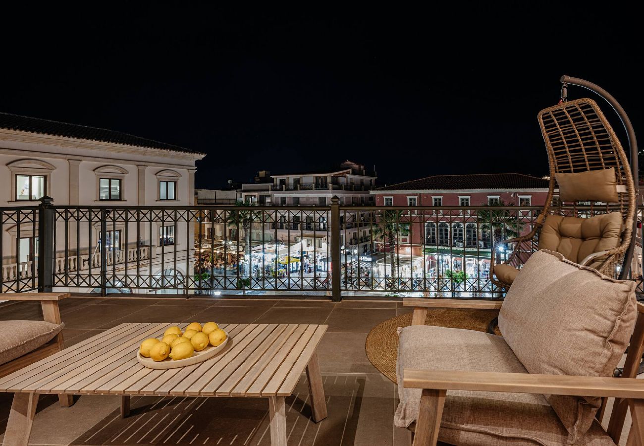Apartment in Zakynthos - Plateia Rooftop Suite with Sea & City Views