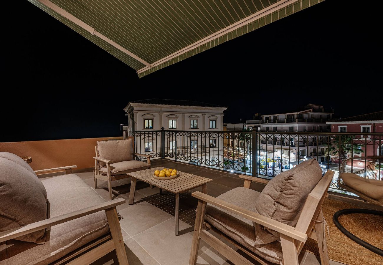 Apartment in Zakynthos - Plateia Rooftop Suite with Sea & City Views